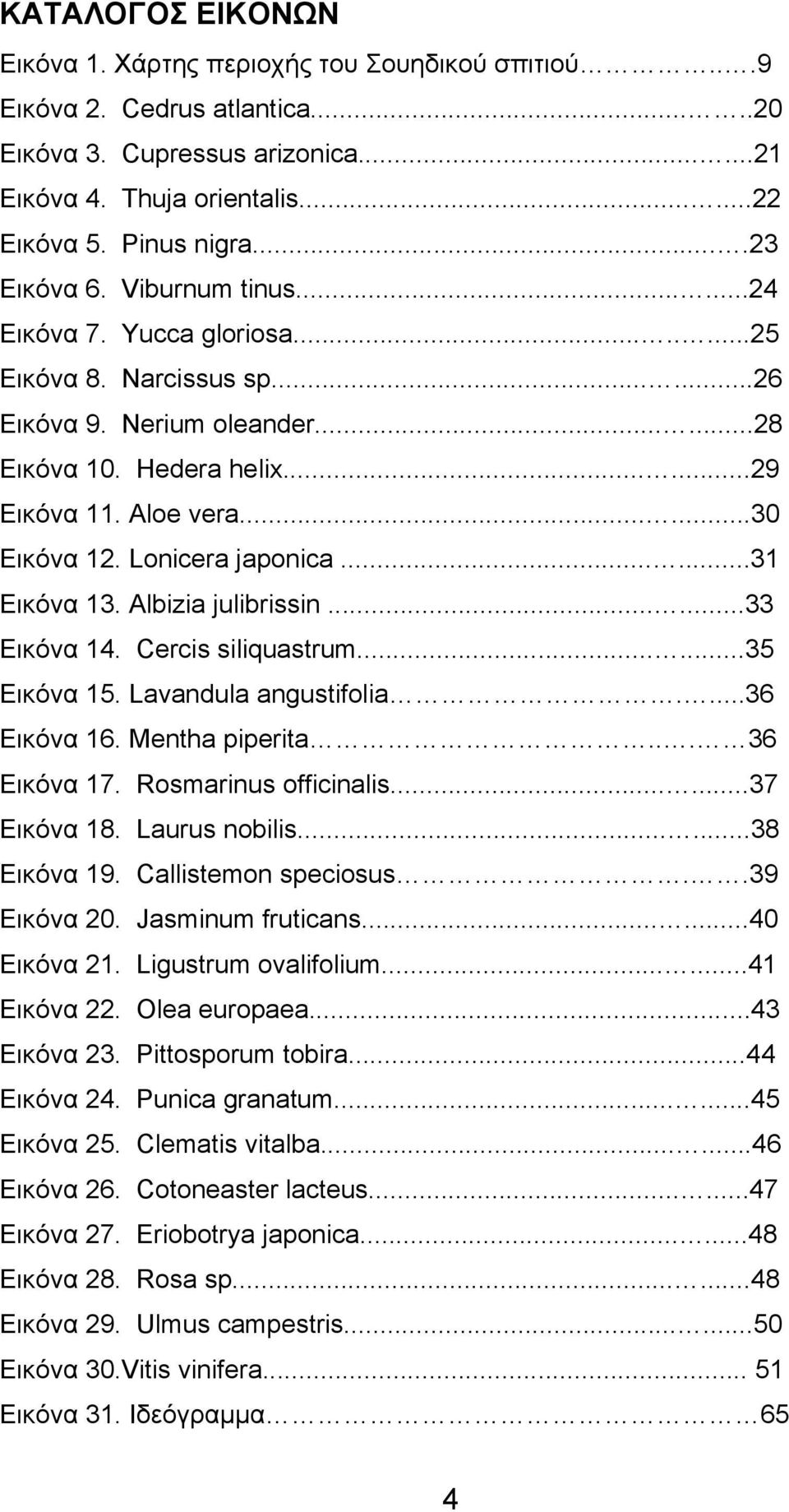 .....30 Εικόνα 12. Lonicera japonica......31 Εικόνα 13. Albizia julibrissin......33 Εικόνα 14. Cercis siliquastrum......35 Εικόνα 15. Lavandula angustifolia....36 Εικόνα 16. Mentha piperita.