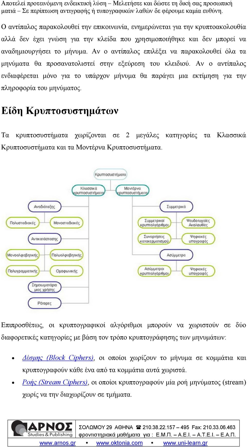 Αν ο αντίπαλος ενδιαφέρεται μόνο για το υπάρχον μήνυμα θα παράγει μια εκτίμηση για την πληροφορία του μηνύματος.