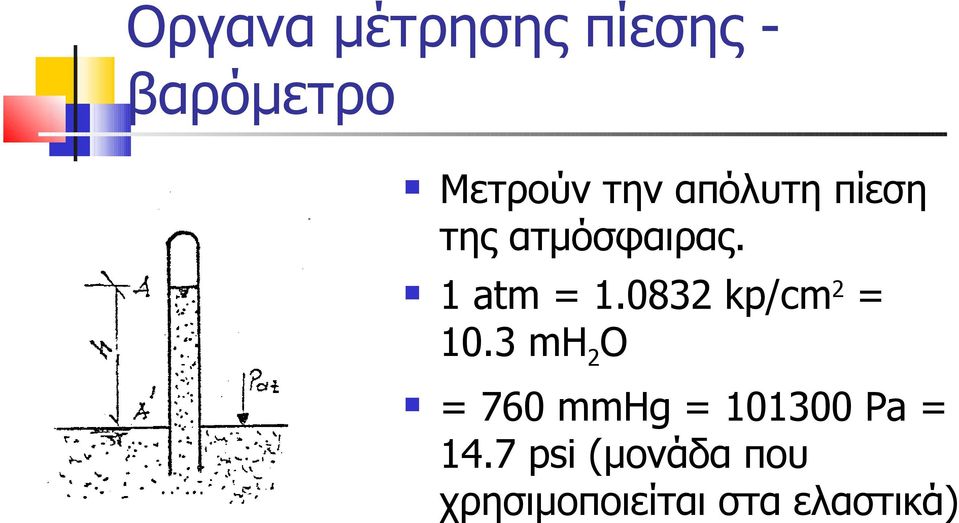 0832 kp/cm 2 = 0.