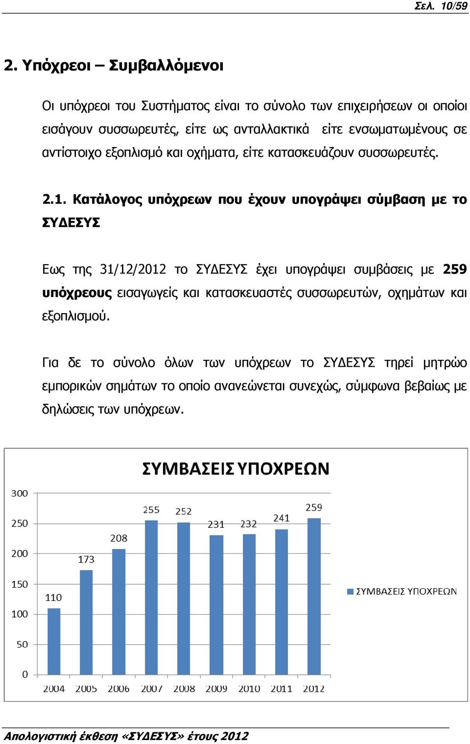 ενσωµατωµένους σε αντίστοιχο εξοπλισµό και οχήµατα, είτε κατασκευάζουν συσσωρευτές. 2.1.