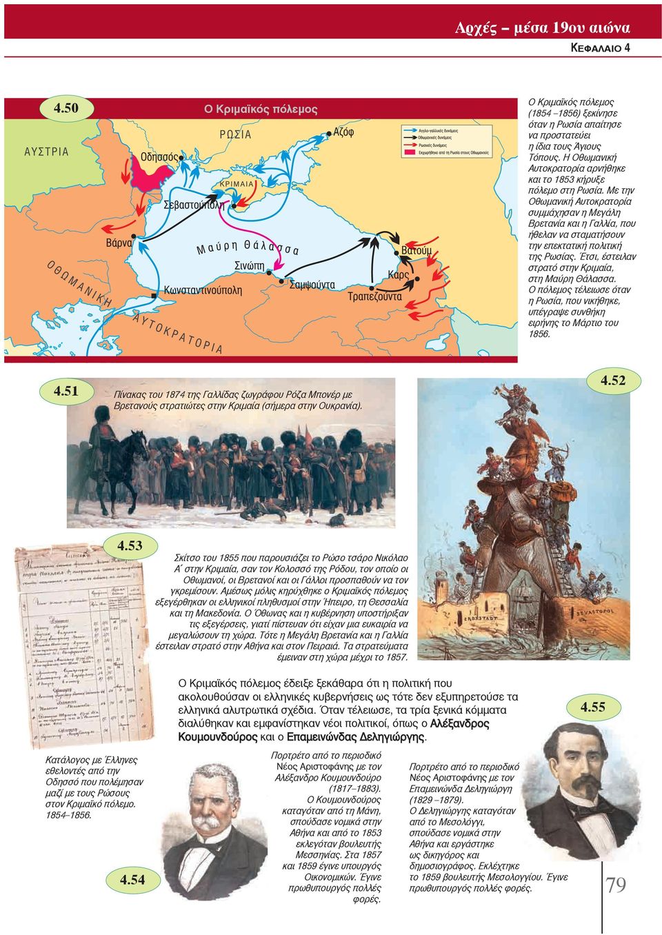 Ο πόλεμος τέλειωσε όταν η Ρωσία, που νικήθηκε, υπέγραψε συνθήκη ειρήνης το Μάρτιο του 1856. Ο Κριμαϊκός πόλεμος 4.