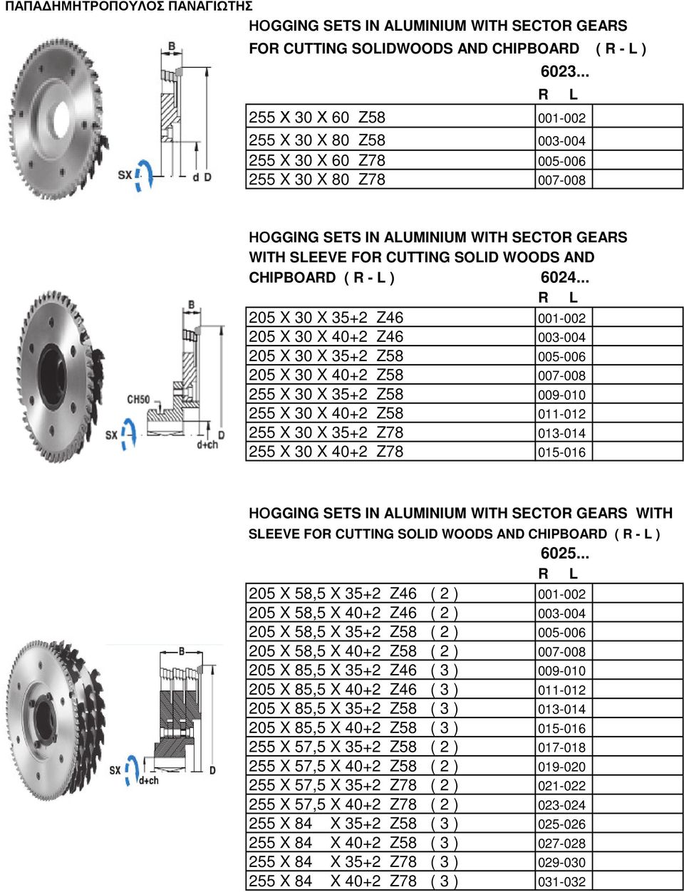 CHIPBOARD ( R - L ) 6024.