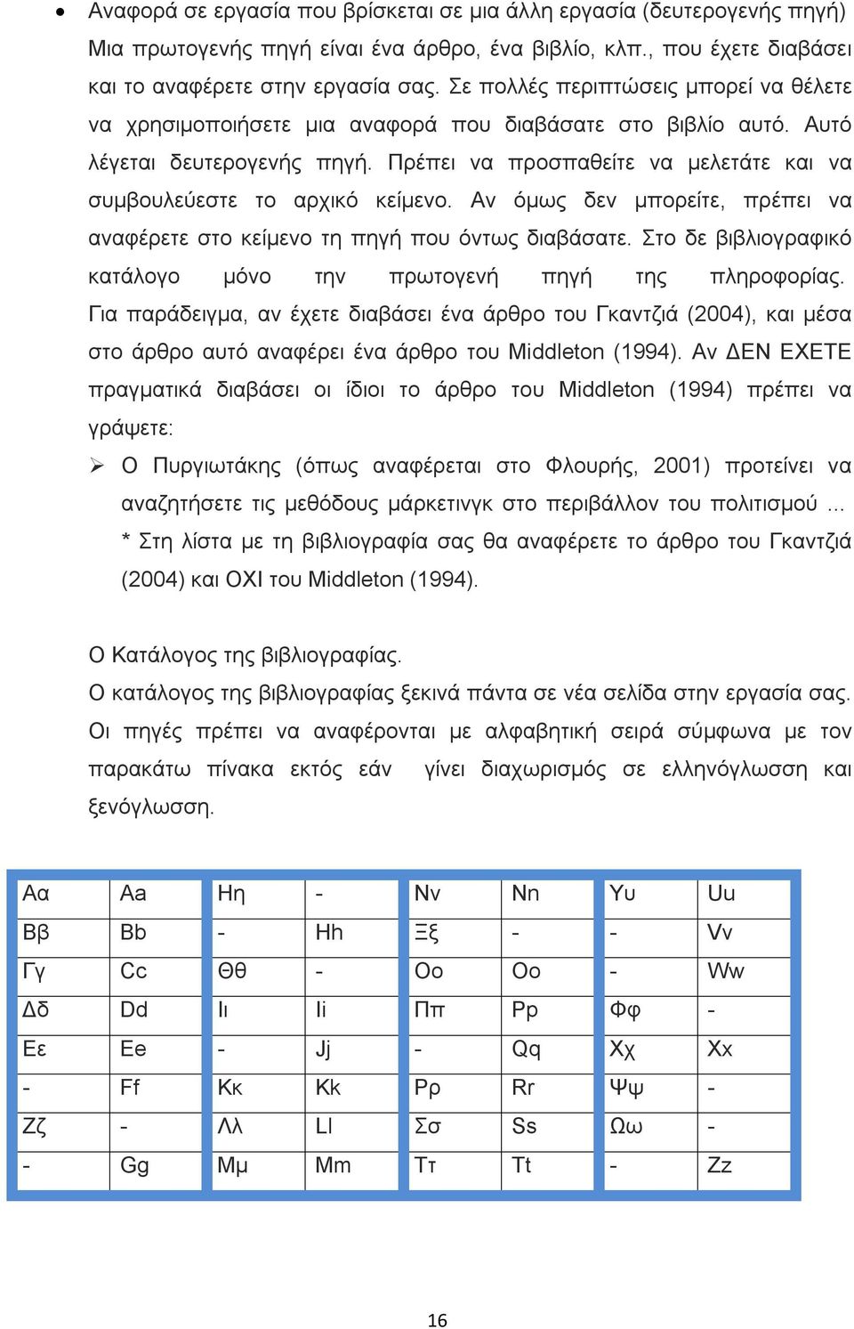 Πρέπει να προσπαθείτε να μελετάτε και να συμβουλεύεστε το αρχικό κείμενο. Αν όμως δεν μπορείτε, πρέπει να αναφέρετε στο κείμενο τη πηγή που όντως διαβάσατε.