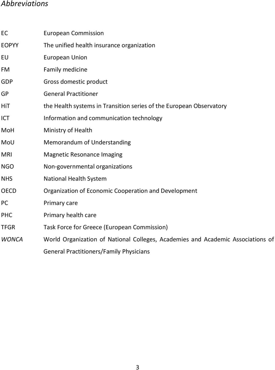 Health Memorandum of Understanding Magnetic Resonance Imaging Non-governmental organizations National Health System Organization of Economic Cooperation and Development Primary