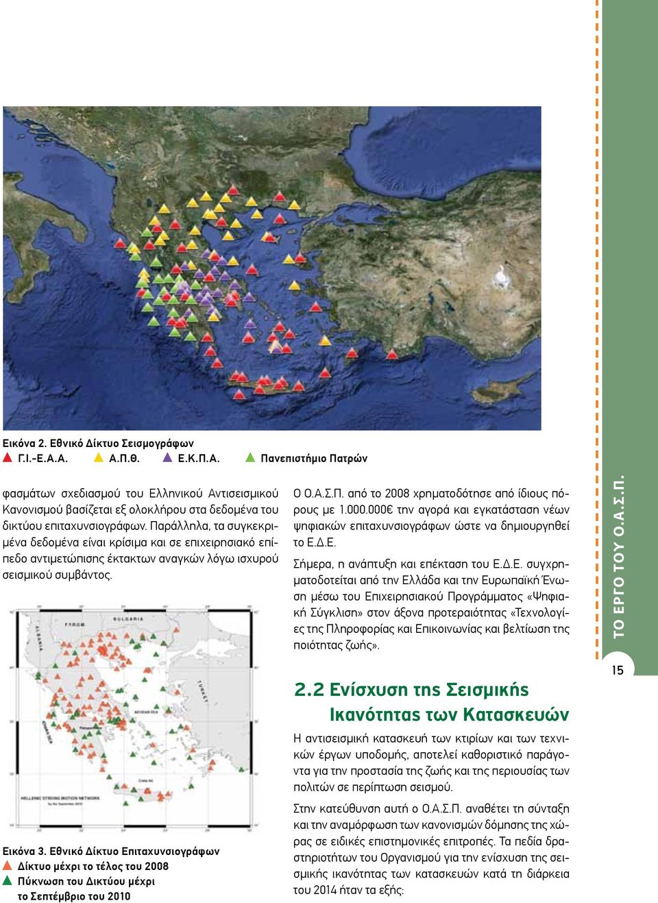 000.000 την αγορά και εγκατάσταση νέων ψηφιακών επιταχυνσιογράφων ώστε να δημιουργηθεί το Ε.