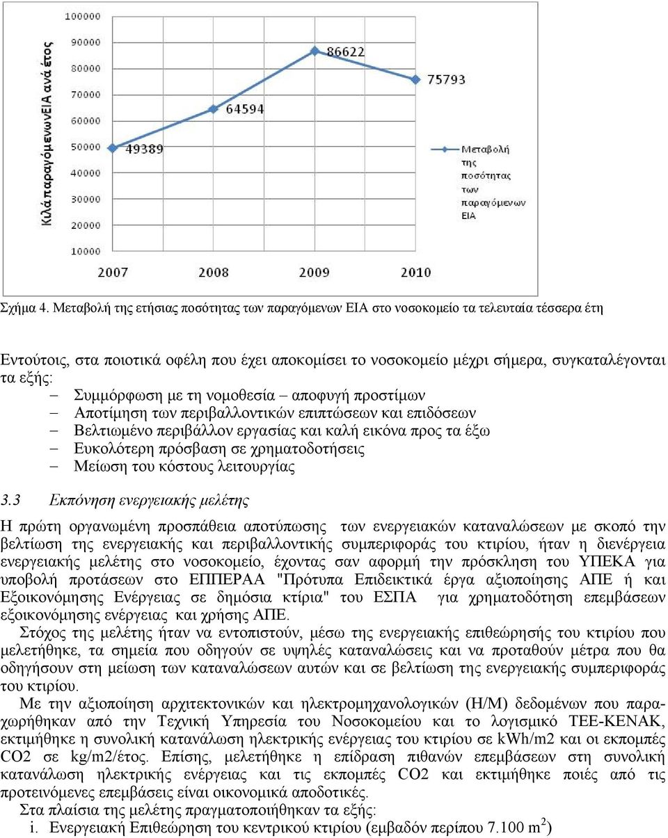 Συμμόρφωση με τη νομοθεσία αποφυγή προστίμων Αποτίμηση των περιβαλλοντικών επιπτώσεων και επιδόσεων Βελτιωμένο περιβάλλον εργασίας και καλή εικόνα προς τα έξω Ευκολότερη πρόσβαση σε χρηματοδοτήσεις