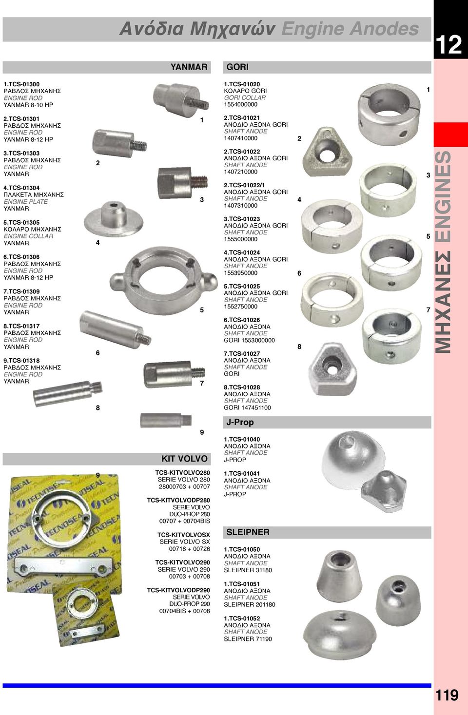 TCS-01306 ΡΑΒΔΟΣ ΜΗΧΑΝΗΣ ENGINE ROD YANMAR 8- HP 7.TCS-01309 ΡΑΒΔΟΣ ΜΗΧΑΝΗΣ ENGINE ROD YANMAR 8.TCS-01317 ΡΑΒΔΟΣ ΜΗΧΑΝΗΣ ENGINE ROD YANMAR 9.TCS-01318 ΡΑΒΔΟΣ ΜΗΧΑΝΗΣ ENGINE ROD YANMAR 2 4 6 8 3 5 7 2.