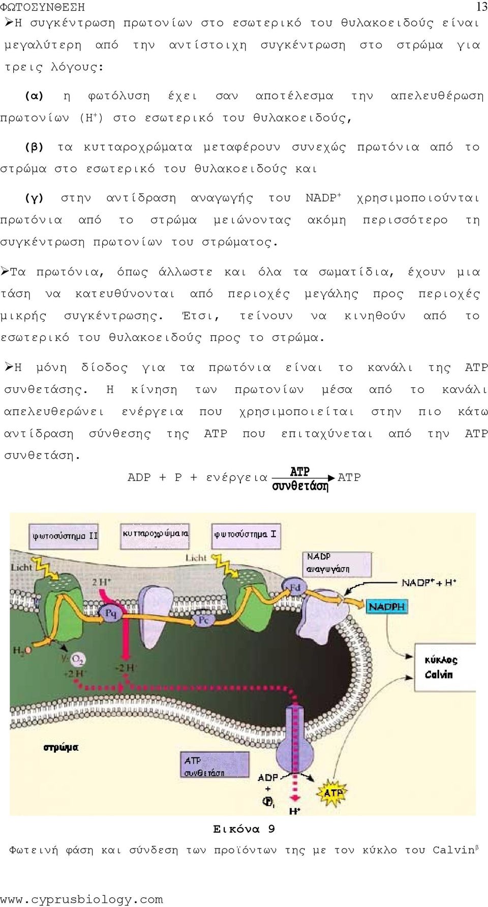 συγκέντρωση πρωνίων υ στρώμας. Τα πρωτόνια, όπως άλλωστε όλα τα σωματίδια, έχουν μια τάση να μικρής κατευθύνονται συγκέντρωσης.