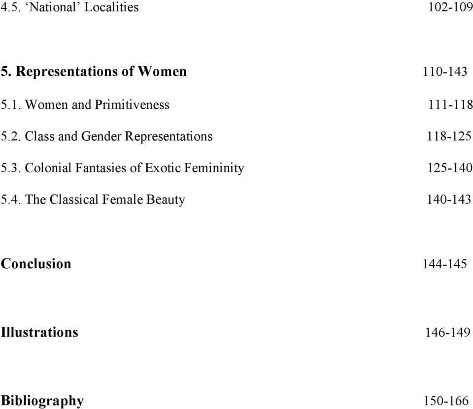 Colonial Fantasies of Exotic Femininity 125-140