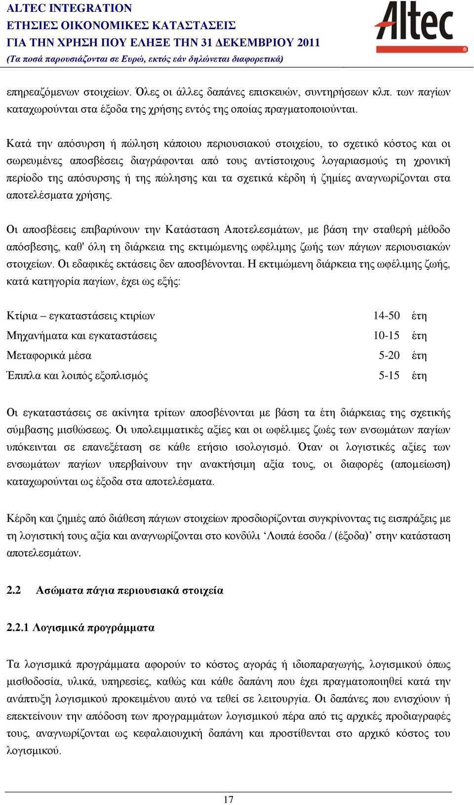 πώλησης και τα σχετικά κέρδη ή ζημίες αναγνωρίζονται στα αποτελέσματα χρήσης.