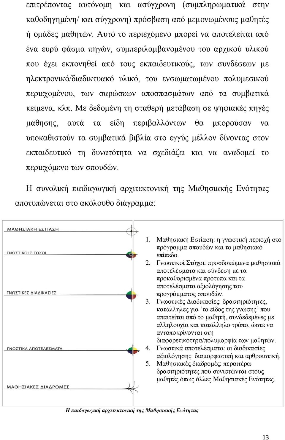 του ενσωματωμένου πολυμεσικού περιεχομένου, των σαρώσεων αποσπασμάτων από τα συμβατικά κείμενα, κλπ.