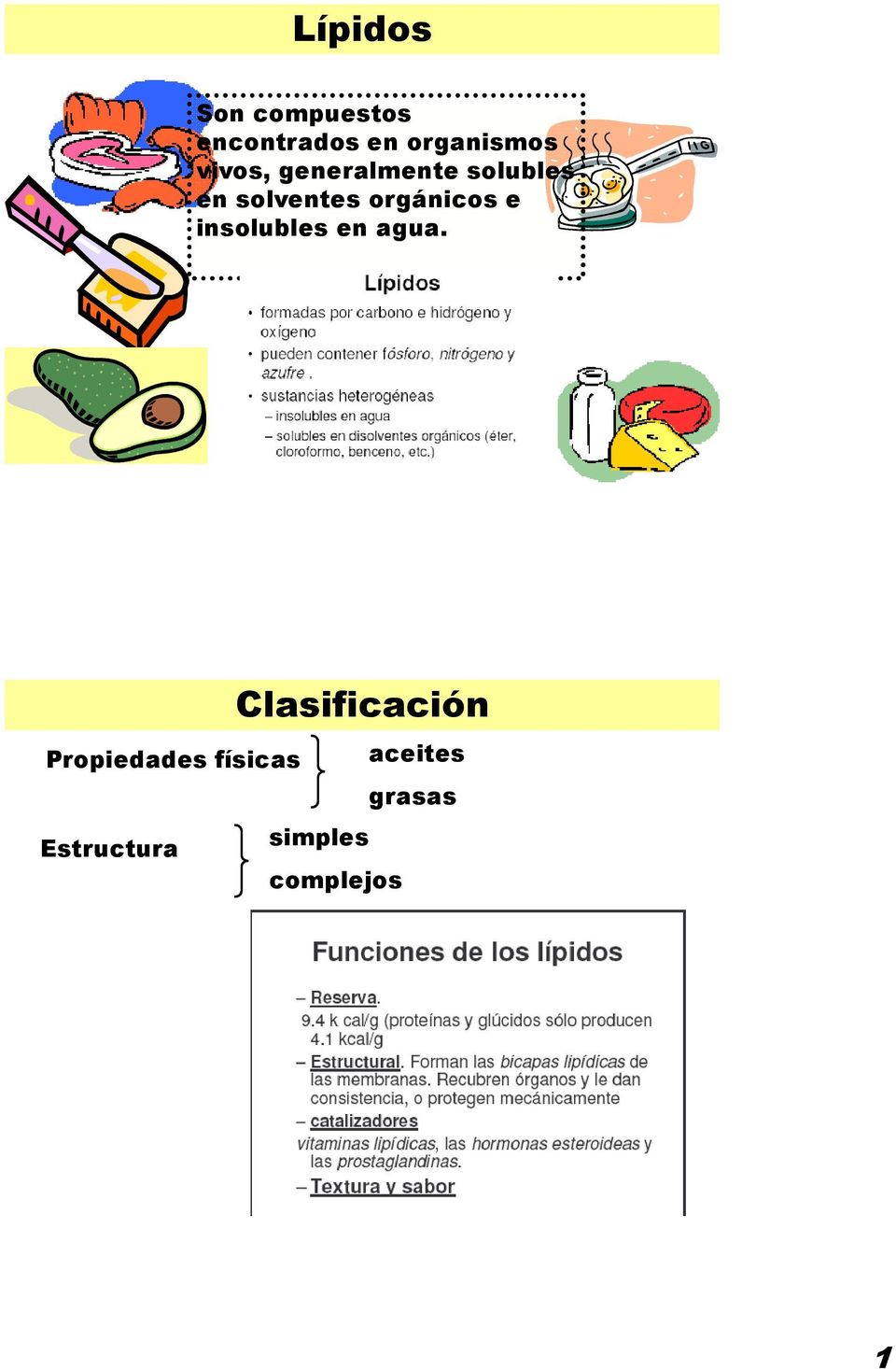 orgánicos e insolubles en agua.