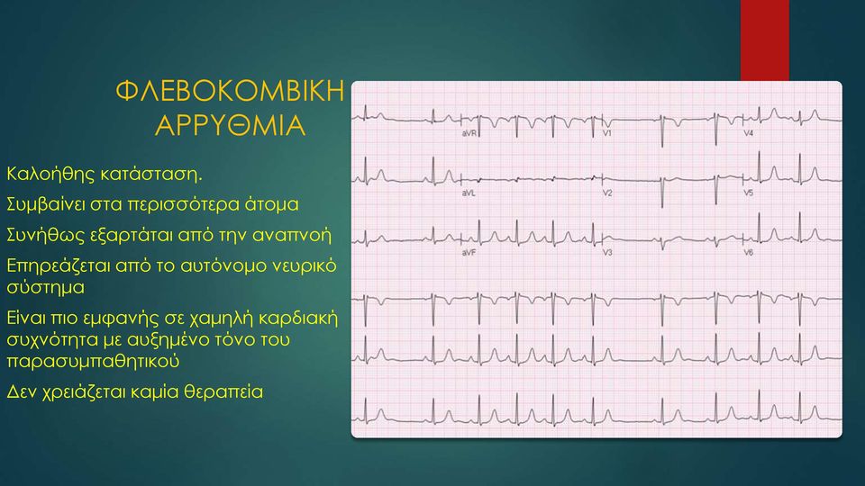 εξαρτάται από την αναπνοή Επηρεάζεται από το αυτόνομο νευρικό