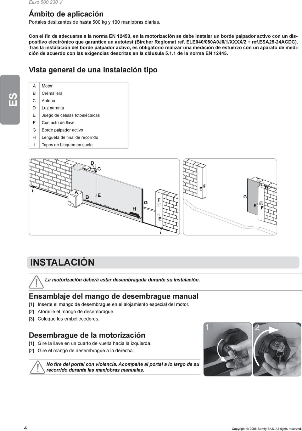 ELE040/000J0/1/XXXX/2 + ref.es25-24cdc).