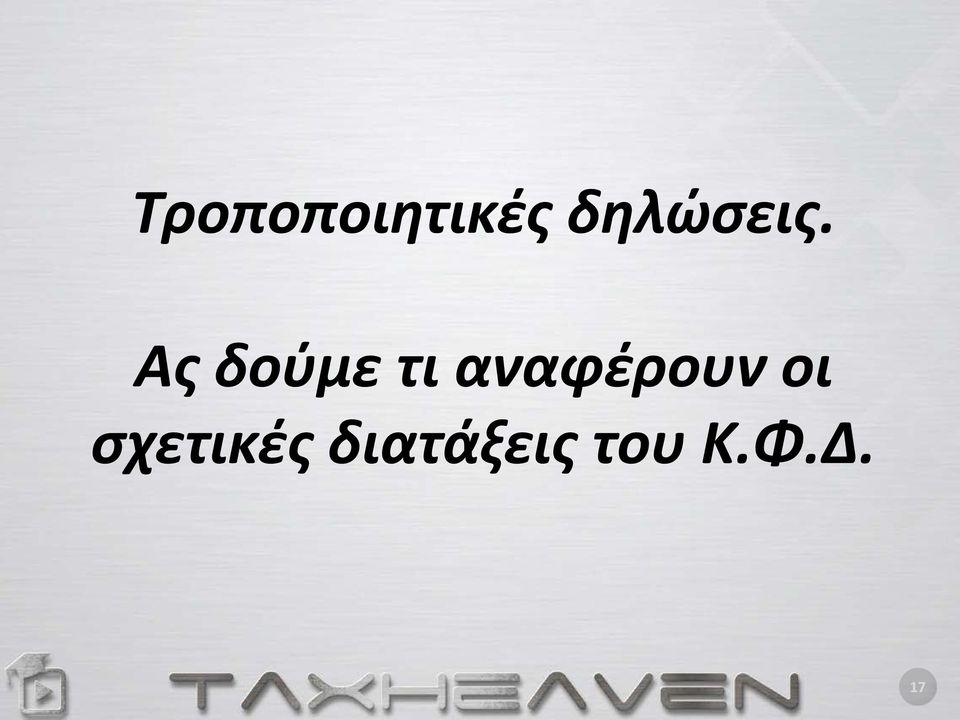 Ας δούμε τι