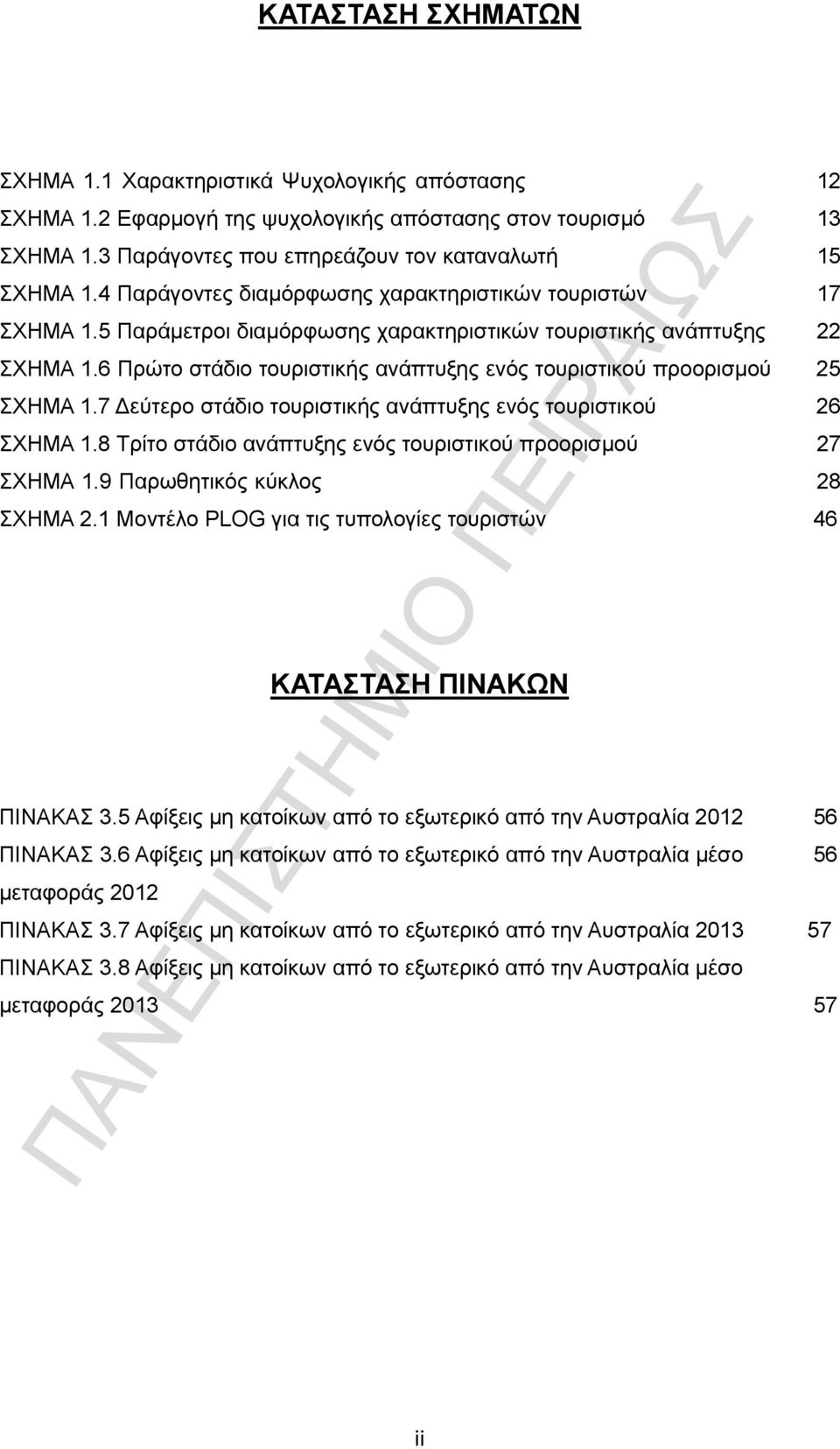 6 Πρώτο στάδιο τουριστικής ανάπτυξης ενός τουριστικού προορισμού 25 ΣΧΗΜΑ 1.7 Δεύτερο στάδιο τουριστικής ανάπτυξης ενός τουριστικού 26 ΣΧΗΜΑ 1.