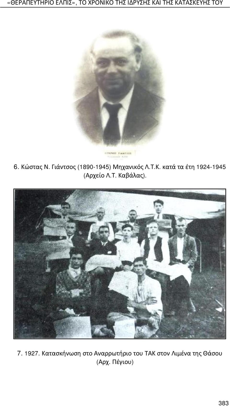 Τ.Κ. κατά τα έτη 1924-1945 (Αρχείο Λ.Τ. Καβάλας). 7. 1927.