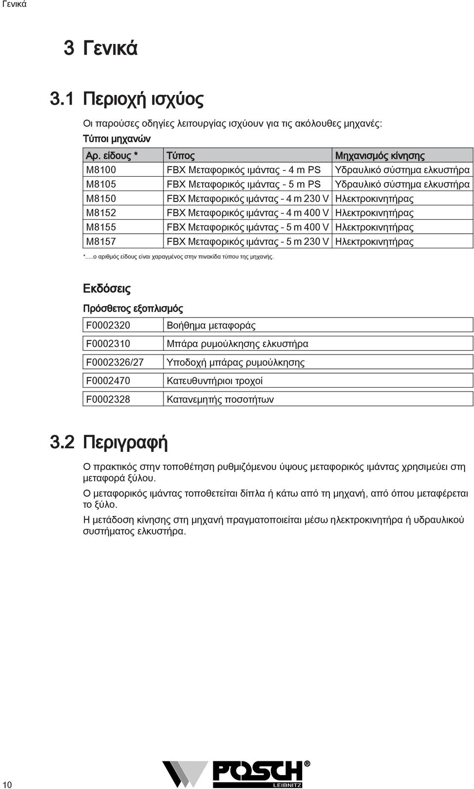 4 m 230 V Ηλεκτροκινητήρας M8152 FBX Μεταφορικός ιμάντας - 4 m 400 V Ηλεκτροκινητήρας M8155 FBX Μεταφορικός ιμάντας - 5 m 400 V Ηλεκτροκινητήρας M8157 FBX Μεταφορικός ιμάντας - 5 m 230 V