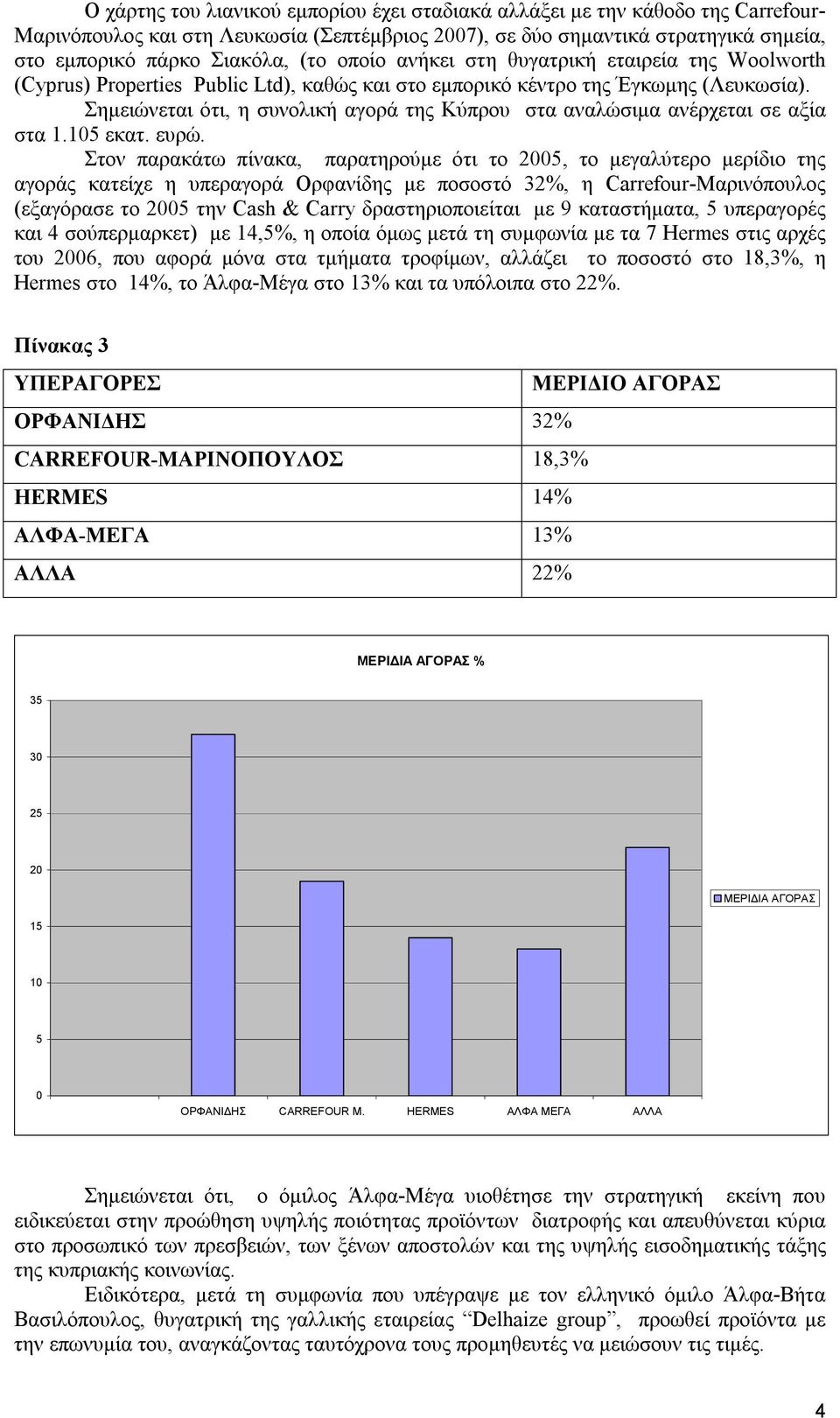 Σημειώνεται ότι, η συνολική αγορά της Κύπρου στα αναλώσιμα ανέρχεται σε αξία στα 1.105 εκατ. ευρώ.