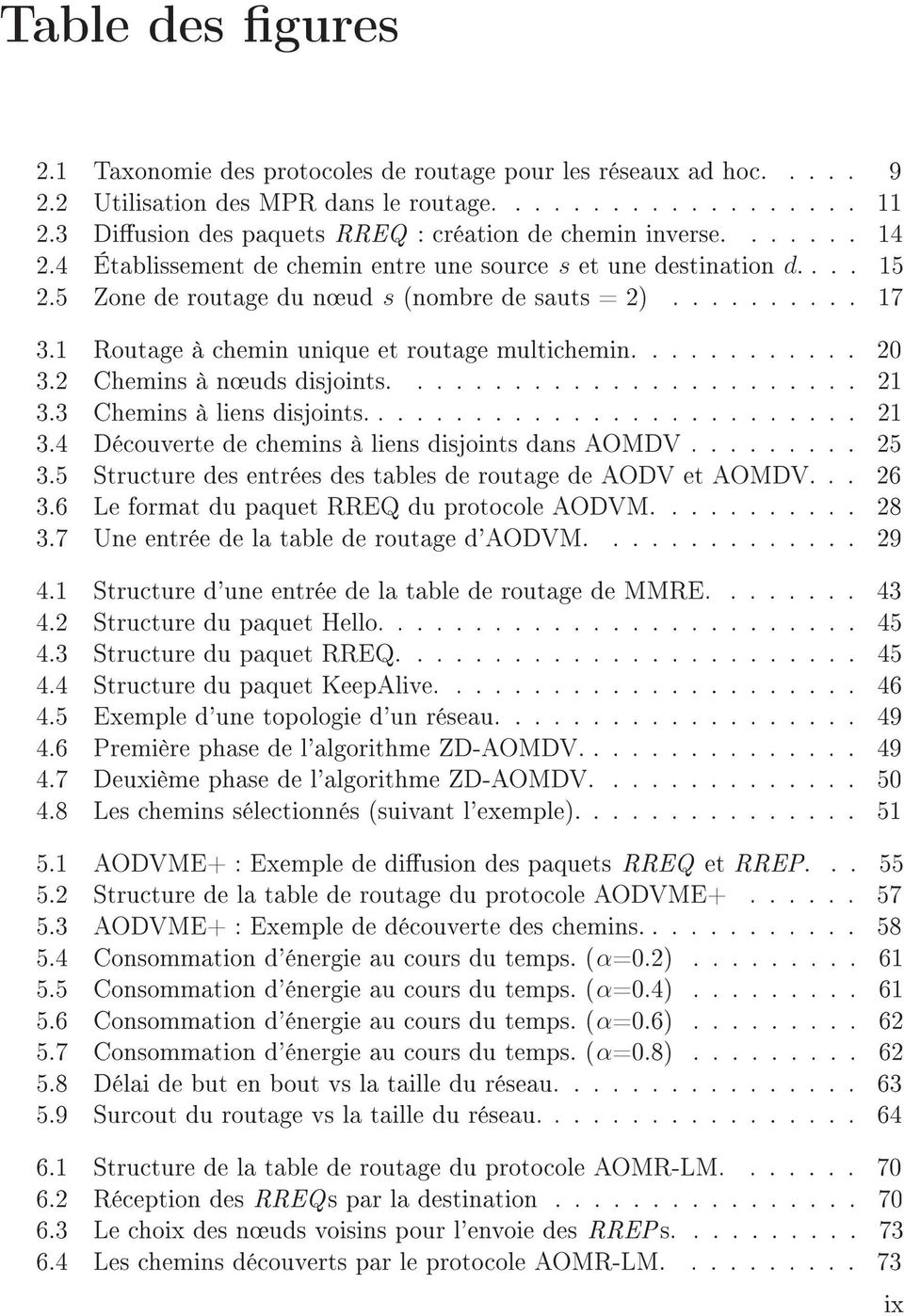 1 Routage à chemin unique et routage multichemin............ 20 3.2 Chemins à n uds disjoints........................ 21 3.3 Chemins à liens disjoints.......................... 21 3.4 Découverte de chemins à liens disjoints dans AOMDV.