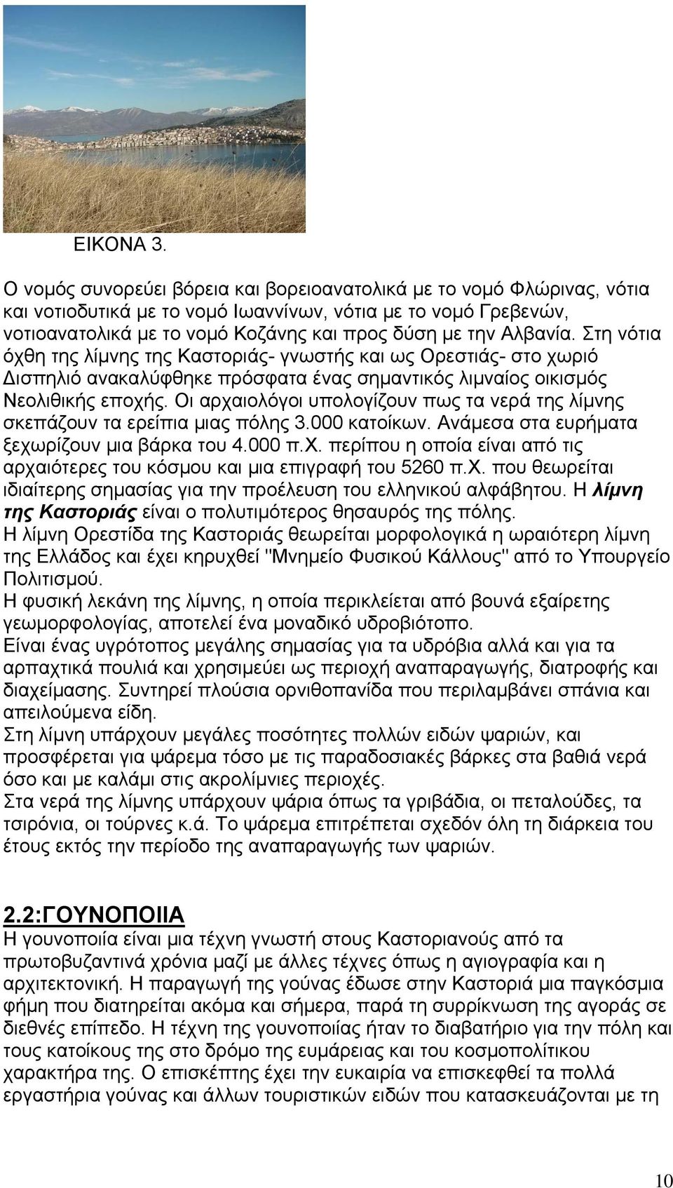 Στη νότια όχθη της λίμνης της Καστοριάς- γνωστής και ως Ορεστιάς- στο χωριό Δισπηλιό ανακαλύφθηκε πρόσφατα ένας σημαντικός λιμναίος οικισμός Νεολιθικής εποχής.