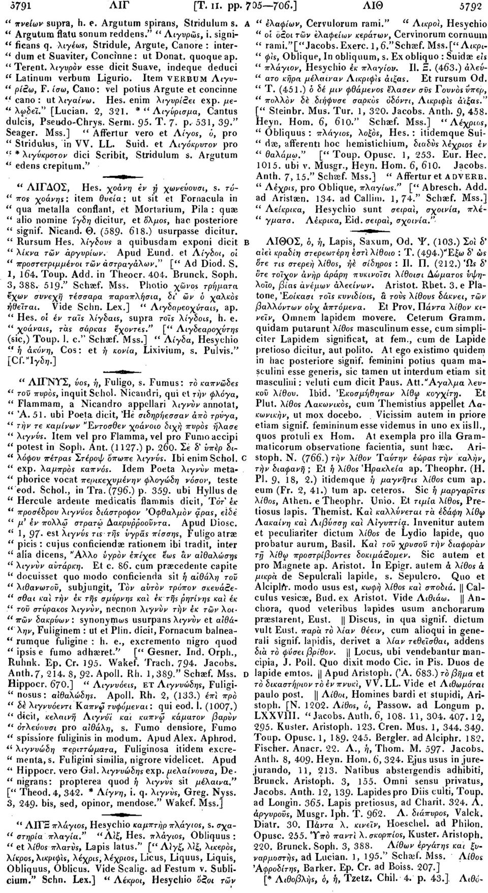 ίσω, Cauo: vel potius Argute et concinne " cano : ut λιγαίνω. Hes. enim Xiyvpiiet e?(p. με- " λψδεϊ." [Lucian. 2, 321. * " Λιγύρισμα, Cantus dulcis, Pseudo-Chrys. Serm. 95. T. 7. p. 531, 39." Seager.