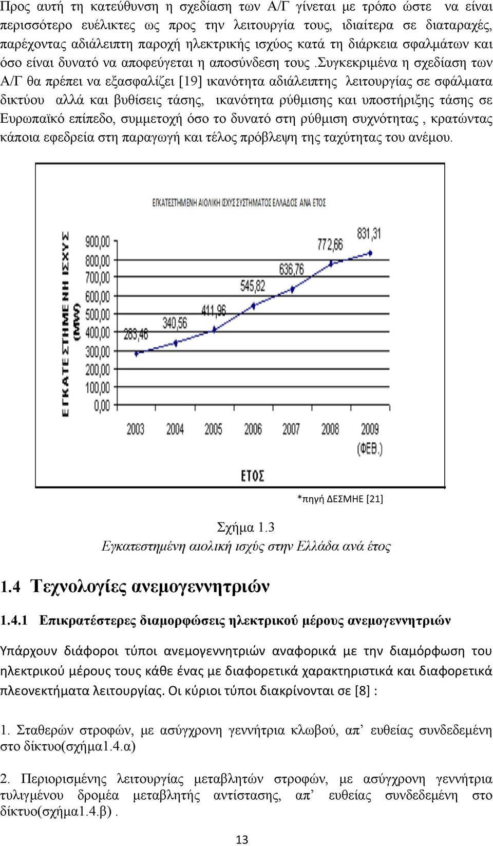 συγκεκριμένα η σχεδίαση των Α/Γ θα πρέπει να εξασφαλίζει [19] ικανότητα αδιάλειπτης λειτουργίας σε σφάλματα δικτύου αλλά και βυθίσεις τάσης, ικανότητα ρύθμισης και υποστήριξης τάσης σε Ευρωπαϊκό