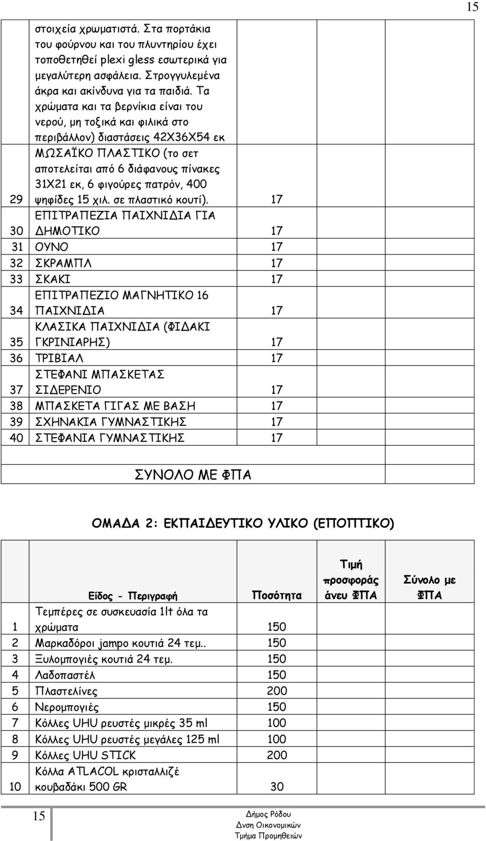 400 ψηφίδες 15 χιλ. σε πλαστικό κουτί).