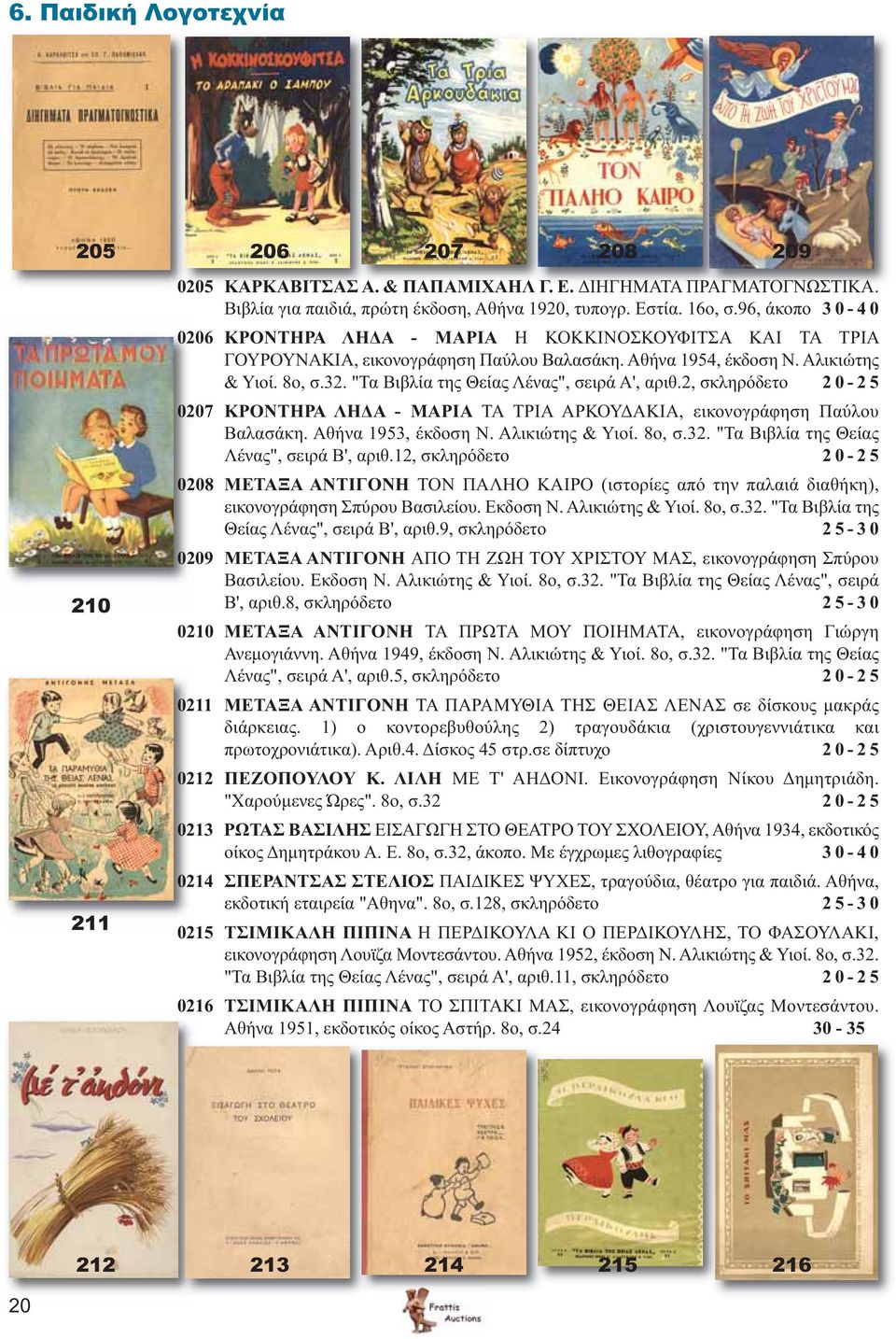 "Τα Βιβλία της Θείας Λένας", σειρά Α', αριθ.2, σκληρόδετο 20-25 0207 ΚΡΟΝΤΗΡΑ ΛΗΔΑ - ΜΑΡΙΑ ΤΑ ΤΡΙΑ ΑΡΚΟΥΔΑΚΙΑ, εικονογράφηση Παύλου Βαλασάκη. Αθήνα 1953, έκδοση Ν. Αλικιώτης & Υιοί. 8ο, σ.32.