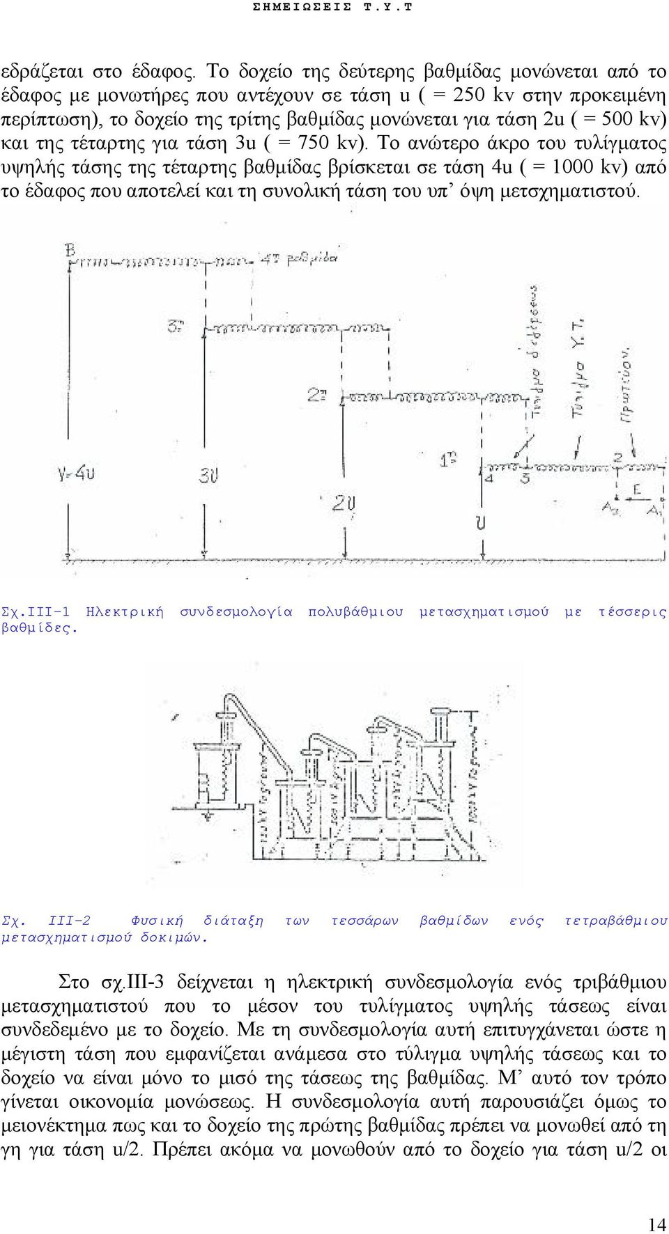 της τέταρτης για τάση 3u ( = 750 kv).