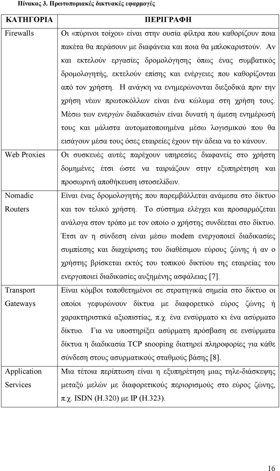 πακέτα θα περάσουν με διαφάνεια και ποια θα μπλοκαριστούν. Αν και εκτελούν εργασίες δρομολόγησης όπως ένας συμβατικός δρομολογητής, εκτελούν επίσης και ενέργειες που καθορίζονται από τον χρήστη.