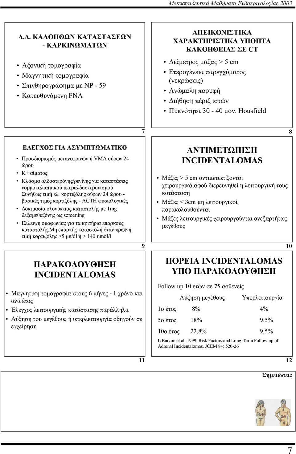 Ετερογένεια παρεγχύµατος (νεκρώσεις) Ανώµαλη παρυφή ιήθηση πέριξ ιστών Πυκνότητα 0-0 µον.