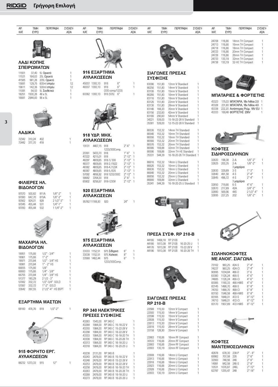 12mm V Standard 1 86256 151,80 14mm V Standard 1 83106 151,80 15mm V Standard 1 86266 151,80 16mm V Standard 1 83116 151,80 18mm V Standard 1 83126 151,80 22mm V Standard 1 83136 151,80 28mm V