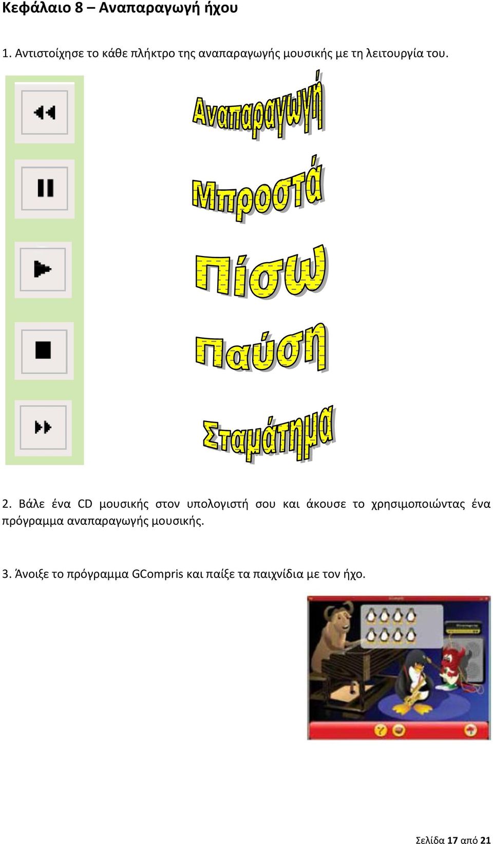 2. Βάλε ένα CD μουσικής στον υπολογιστή σου και άκουσε το χρησιμοποιώντας