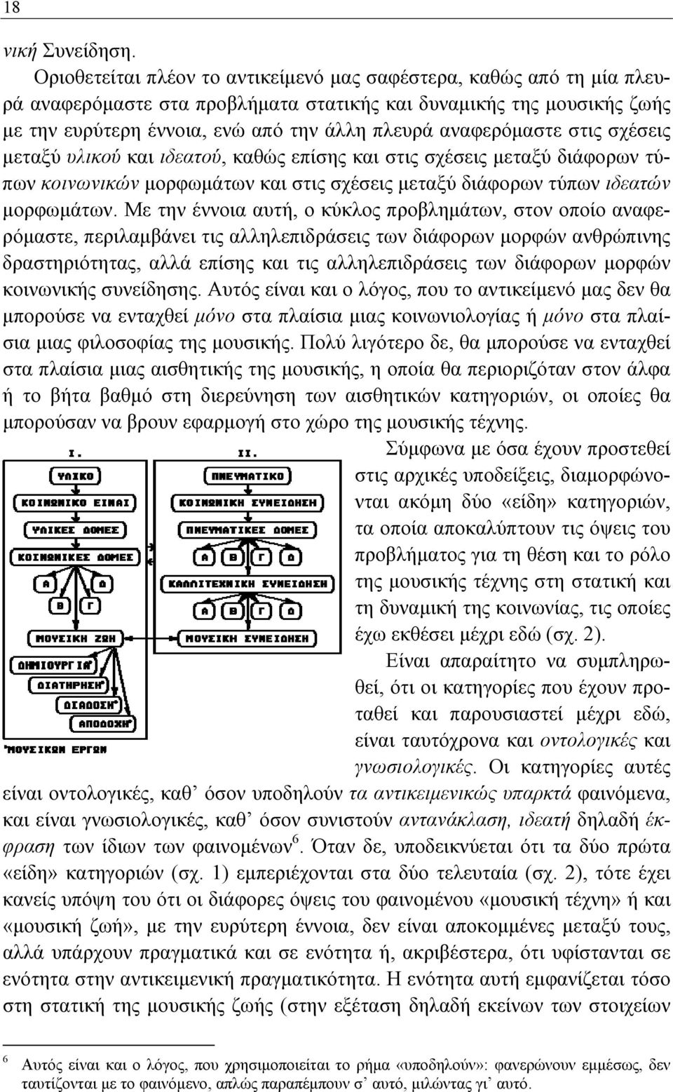 αναφερόμαστε στις σχέσεις μεταξύ υλικού και ιδεατού, καθώς επίσης και στις σχέσεις μεταξύ διάφορων τύπων κοινωνικών μορφωμάτων και στις σχέσεις μεταξύ διάφορων τύπων ιδεατών μορφωμάτων.