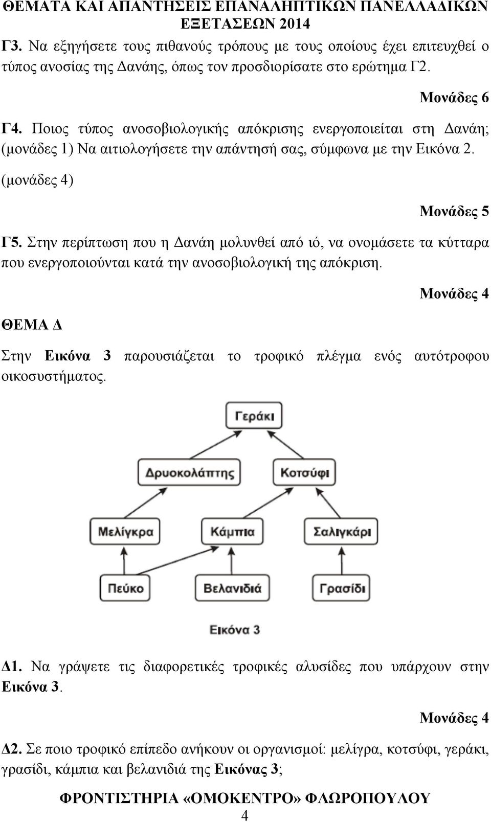 Στην περίπτωση που η Δανάη μολυνθεί από ιό, να ονομάσετε τα κύτταρα που ενεργοποιούνται κατά την ανοσοβιολογική της απόκριση.