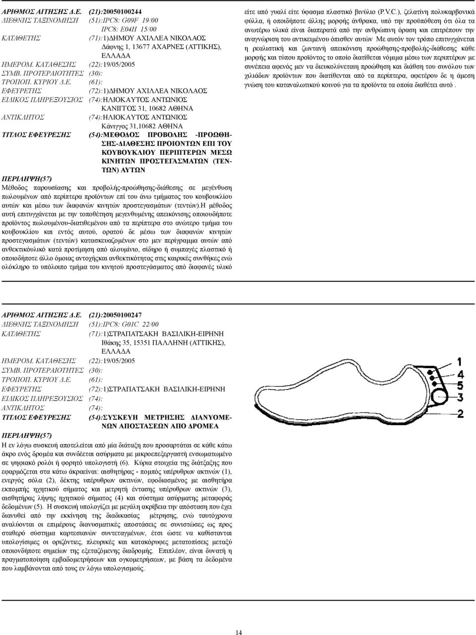 ΗΣ (22):19/05/2005 ΣΥΜΒ. ΠΡΟΤΕΡ