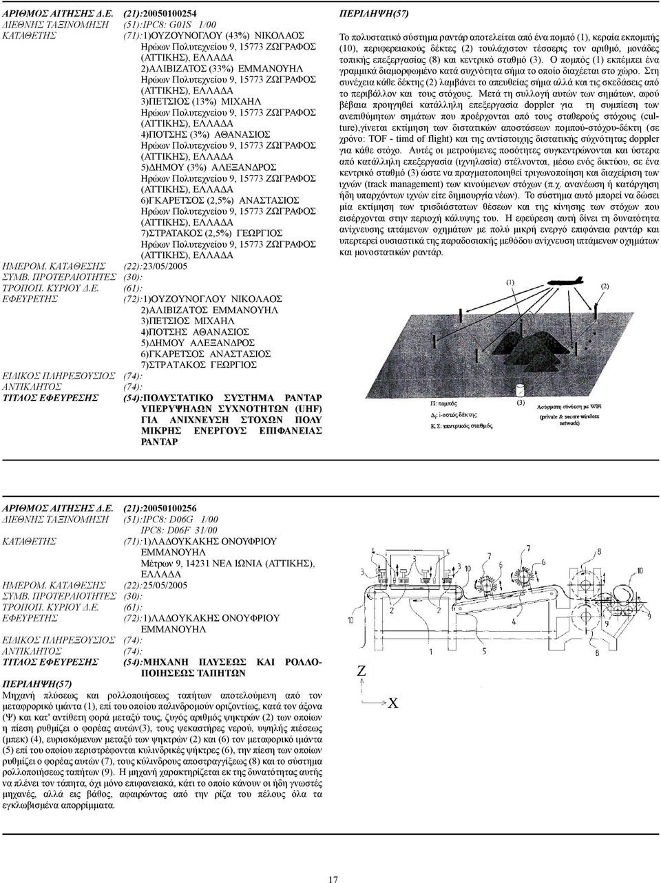 ΝΗΣ ΤΑΞΙΝΟΜΗΣΗ (51):IPC8: G01S 1/00 ΚΑΤΑΘΕΤ