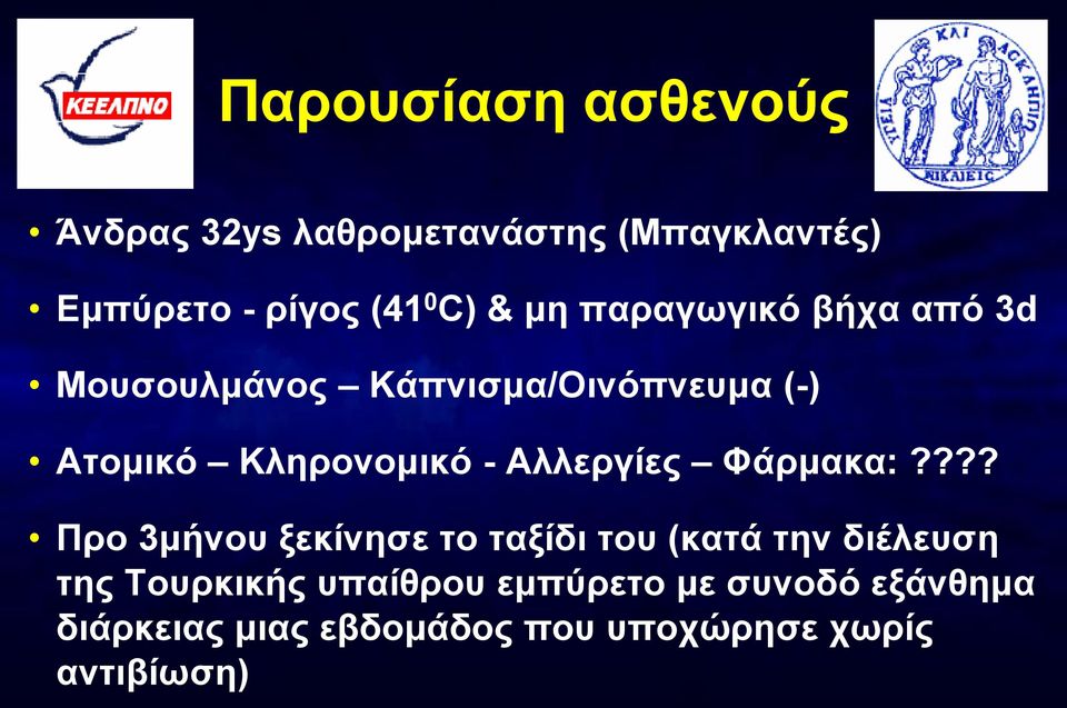 Αλλεργίες Φάρμακα:?