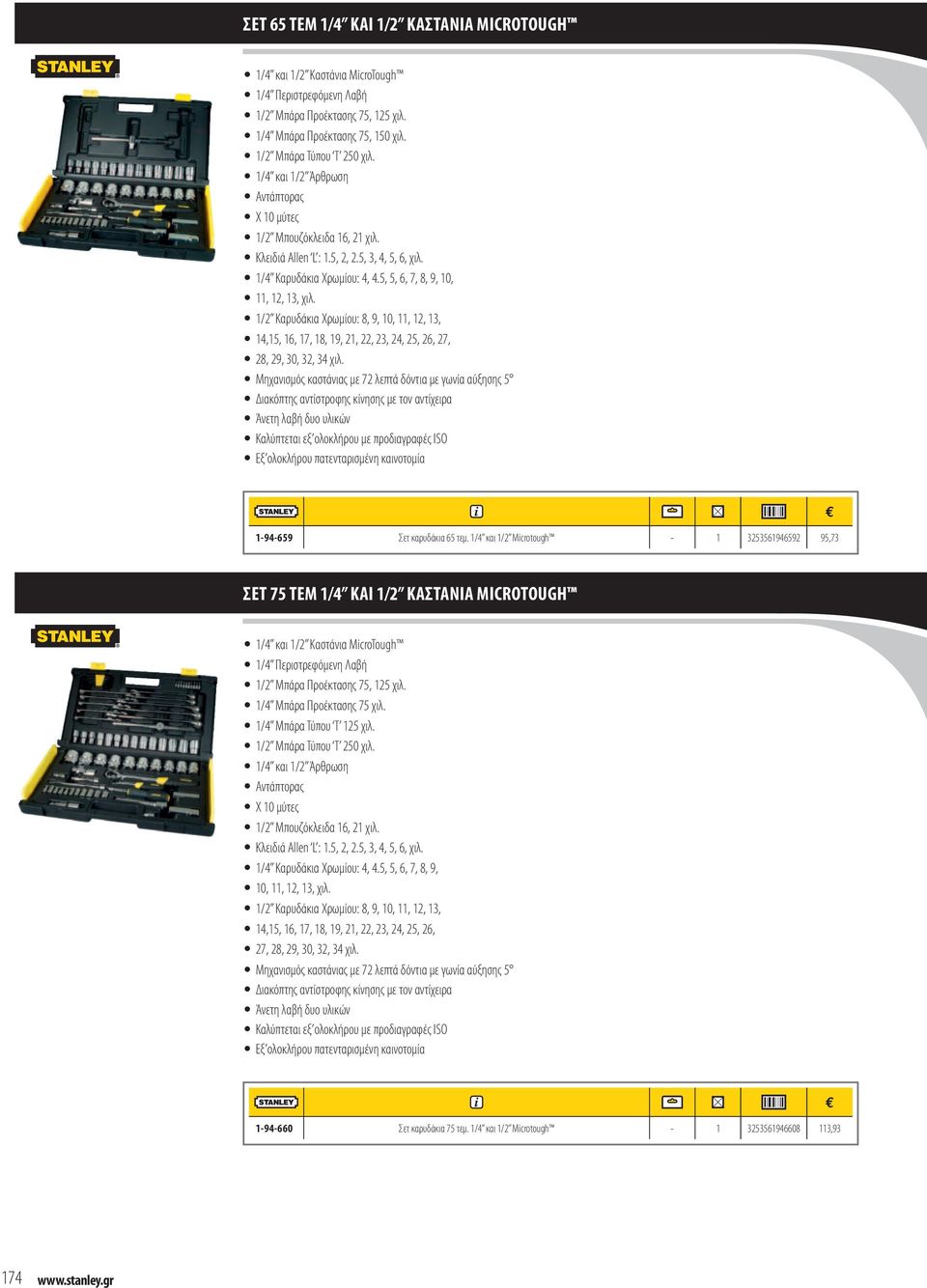 1/2 Καρυδάκια Χρωμίου: 8, 9, 10, 11, 12, 13, 14,15, 16, 17, 18, 19, 21, 22, 23, 24, 25, 26, 27, 28, 29, 30, 32, 34 χιλ.