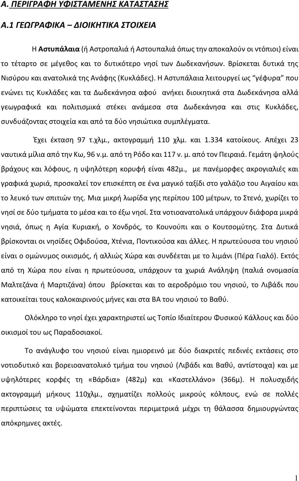 Βρίσκεται δυτικά της Νισύρου και ανατολικά της Ανάφης (Κυκλάδες).