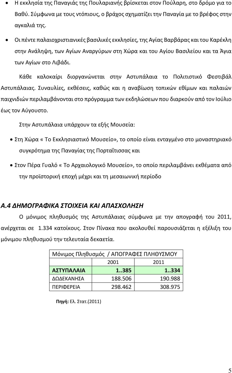 Κάθε καλοκαίρι διοργανώνεται στην Αστυπάλαια το Πολιτιστικό Φεστιβάλ Αστυπάλαιας.