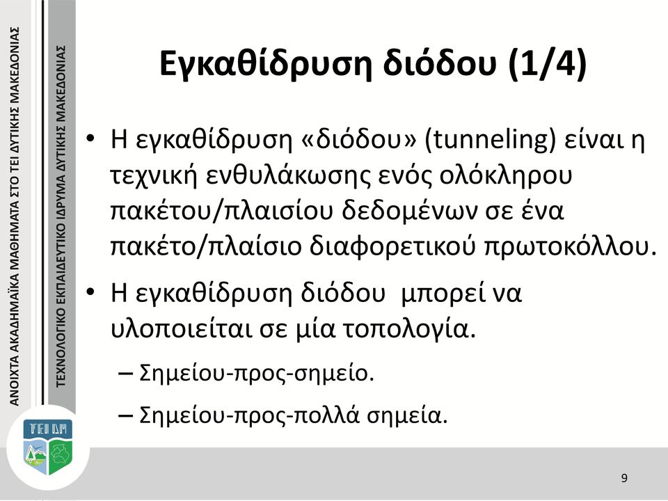 πακέτο/πλαίσιο διαφορετικού πρωτοκόλλου.