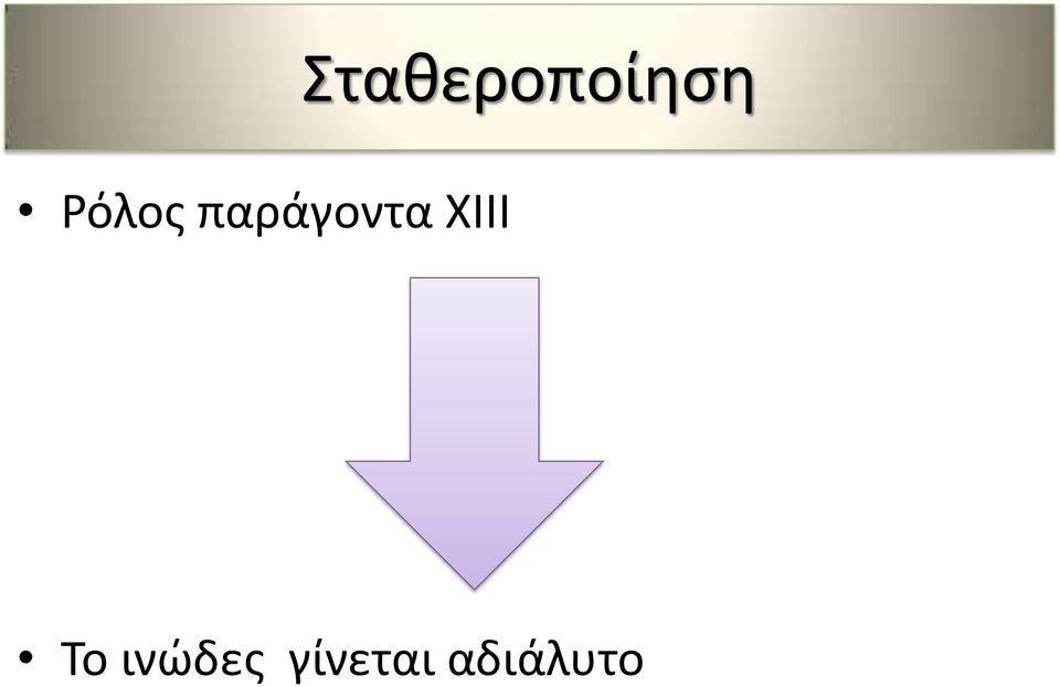 XIII Το ινώδες