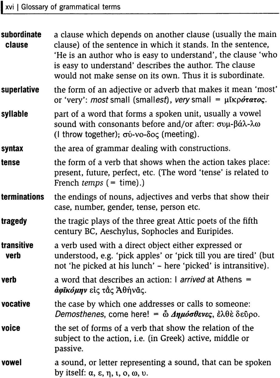 the form of an adjective or adverb that makes it mean 'most' or'very': most small (smallest), very small = μϊκρότατος.