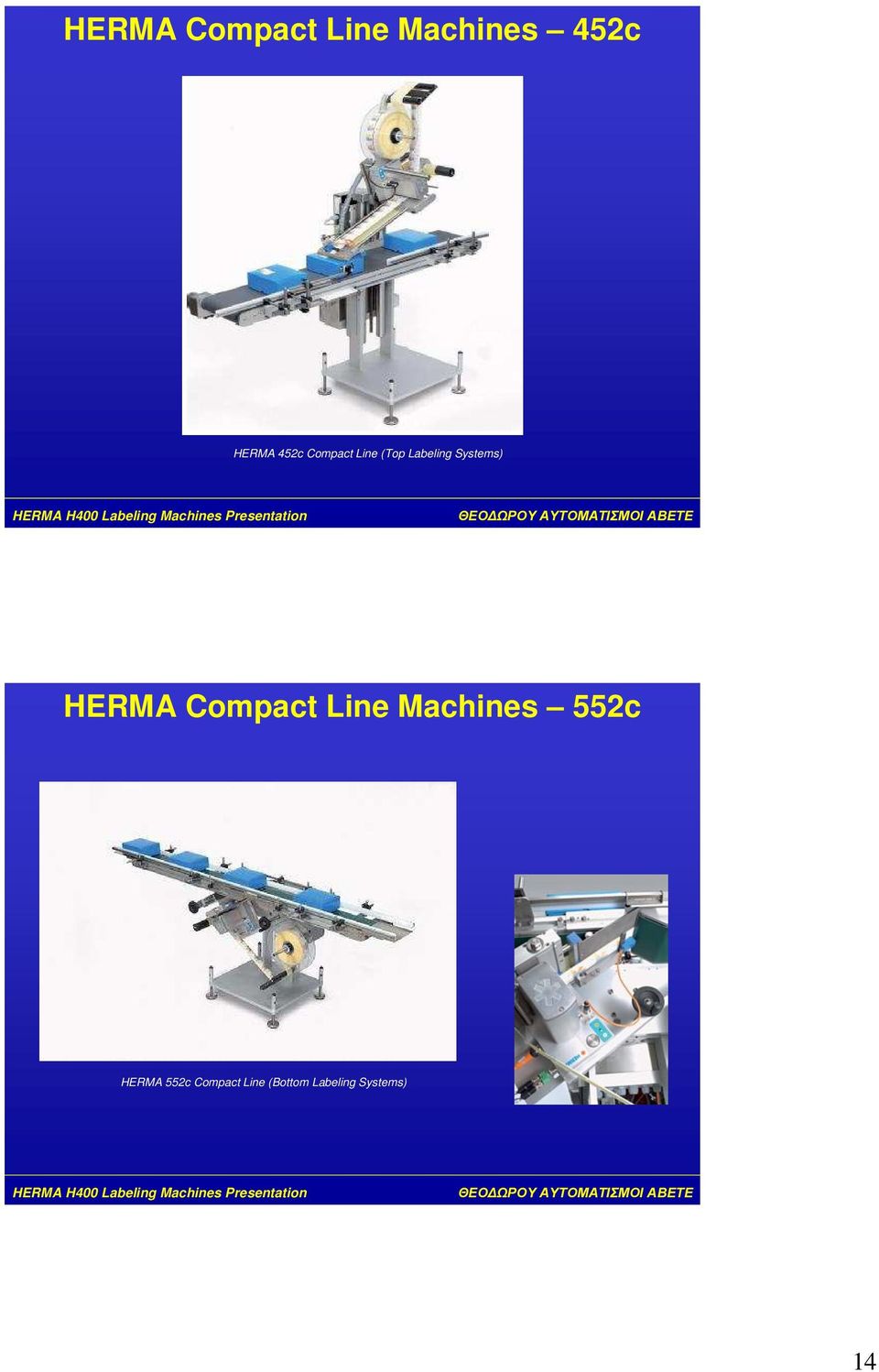 HERMA Compact Line Machines 552c HERMA