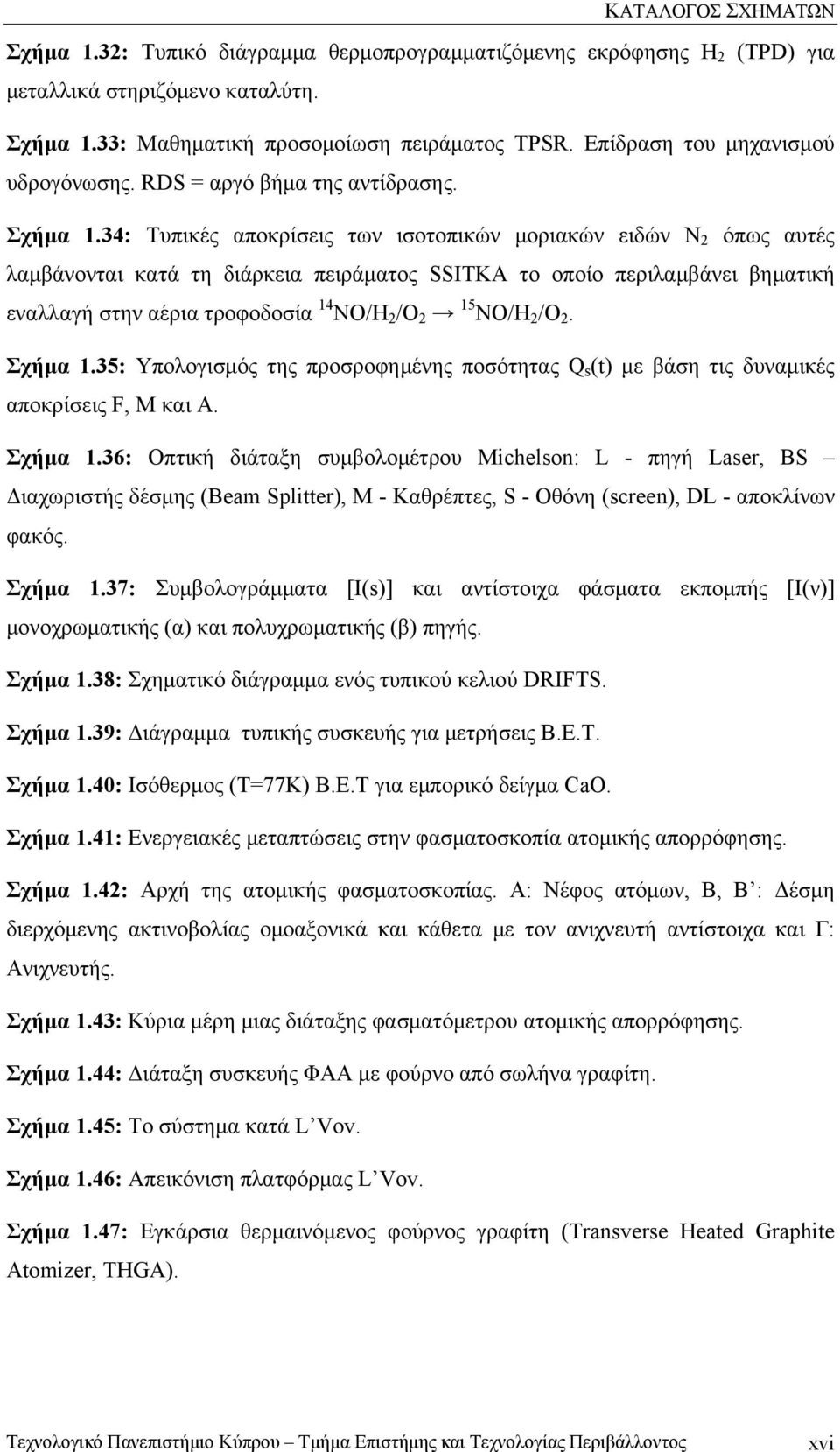 34: Τυπικές αποκρίσεις των ισοτοπικών μοριακών ειδών Ν 2 όπως αυτές λαμβάνονται κατά τη διάρκεια πειράματος SSITKA το οποίο περιλαμβάνει βηματική εναλλαγή στην αέρια τροφοδοσία 14 ΝΟ/Η 2 /Ο 2 15 ΝΟ/Η