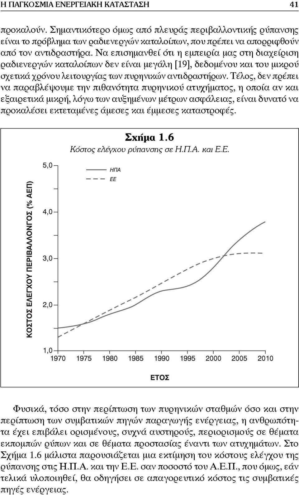 Τέλος, δεν πρέπει να παραβλέψουμε την πιθανότητα πυρηνικού ατυχήματος, η οποία αν και εξαιρετικά μικρή, λόγω των αυξημένων μέτρων ασφάλειας, είναι δυνατό να προκαλέσει εκτεταμένες άμεσες και έμμεσες