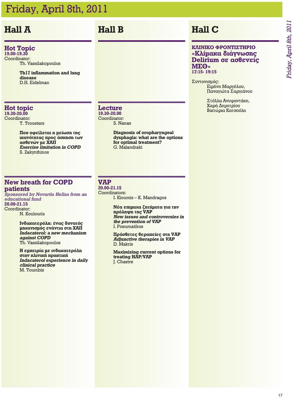 Nanas Diagnosis of oropharyngeal dysphagia: what are the options for optimal treatment? G.