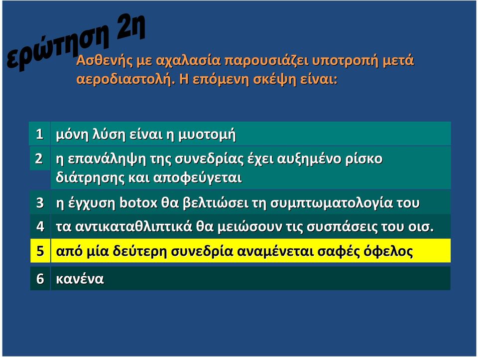 αυξημένο ρίσκο διάτρησης και αποφεύγεται ηέγχυση botox θα βελτιώσει τη